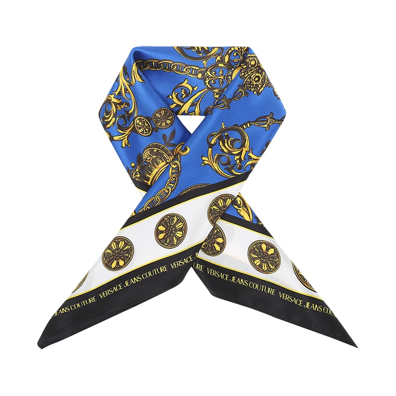 范思哲 VERSACE JEANS COUTURE 女士 桑蚕丝方巾丝巾围巾71HA7H01 ZG005