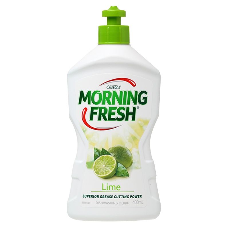 【澳洲特产】Morning fresh 超浓缩去油污洗洁精洗碗液 去污不伤手 400ml/瓶 青柠型