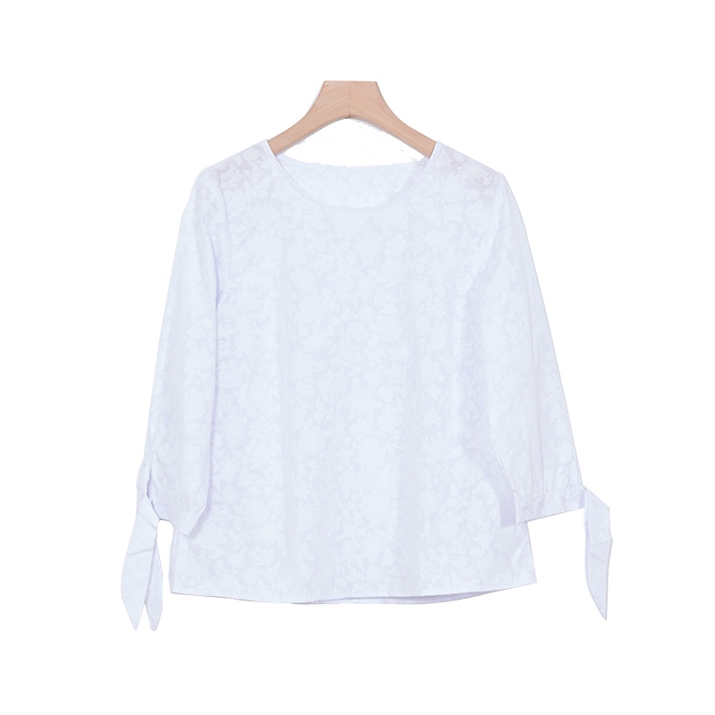 A&D韩版宽松气质T恤不规则遮肚ins休闲百搭衬衫