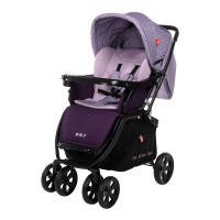 gb好孩子婴儿推车高景观可坐可躺四轮避震折叠轻便大篮筐C400