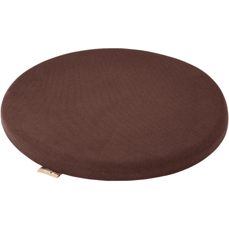 8H抗菌记忆棉坐垫办公室椅子坐垫子学生汽车坐垫电脑椅慢回弹凳子坐垫-JZ [咖啡色圆形]