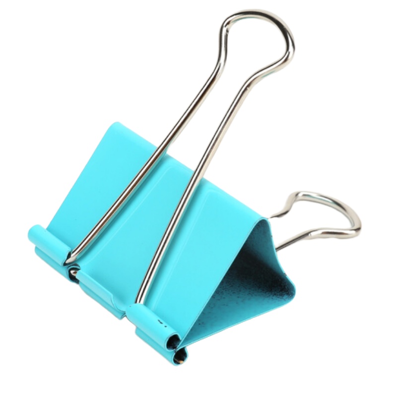 得力(deli) 彩色金属燕尾夹票据夹子 办公用品