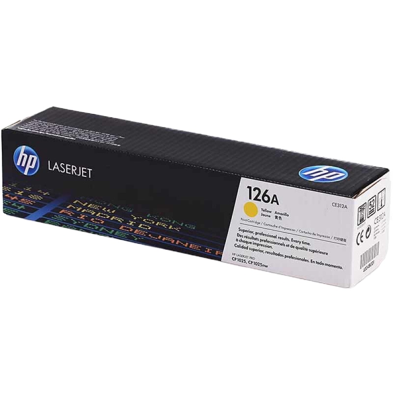惠普(HP)适配LaserJet CP1025 黄色硒鼓CE312A 126A·适用于M175a/M175nw/M275