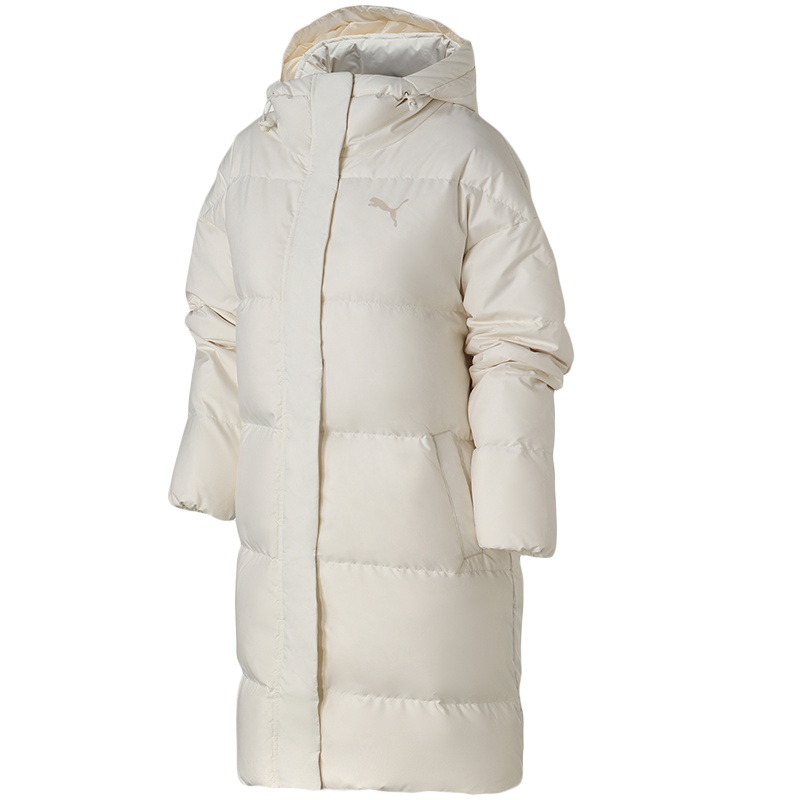 PUMA彪马女装休闲长款保暖外套羽绒服运动服 575018 L 85363601黑色