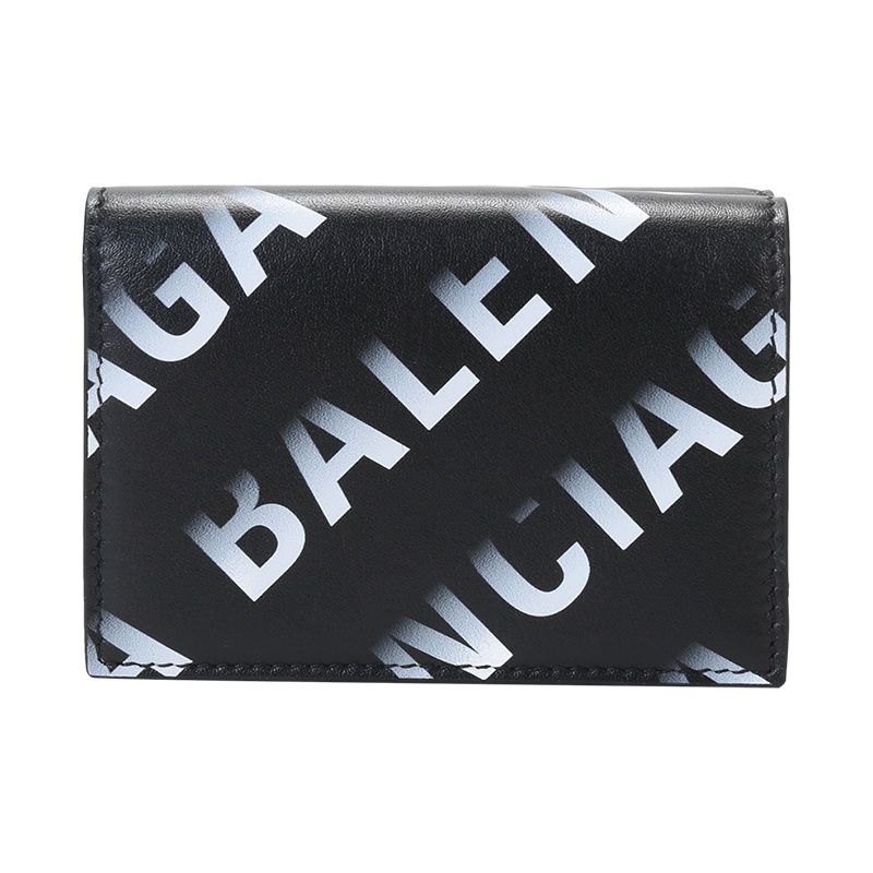 巴黎世家 BALENCIAGA 男士皮革Cash钱包钱夹迷你款594312 1WV03