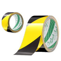 永乐 PVC黄黑警示胶带 48mm*20y(18.3米)