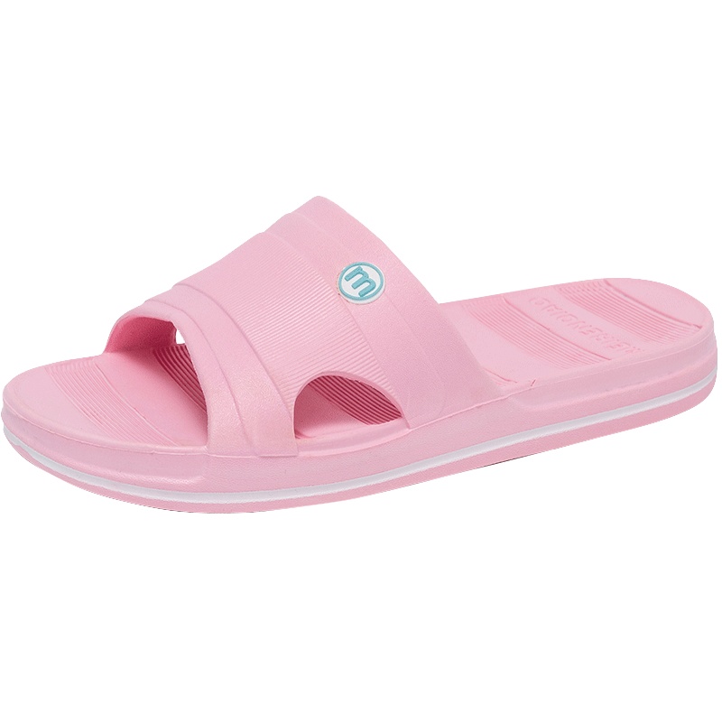 美人桥情侣款居家拖鞋女舒适轻便厚底室内一字拖男防滑耐磨拖鞋638