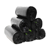 明洁 垃圾袋 45*55cm 黑色 10卷装