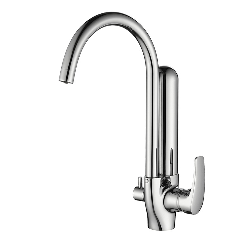 美国温洁尔 健康净水器矿物质直饮水 厨房水龙头家用双出水冷热