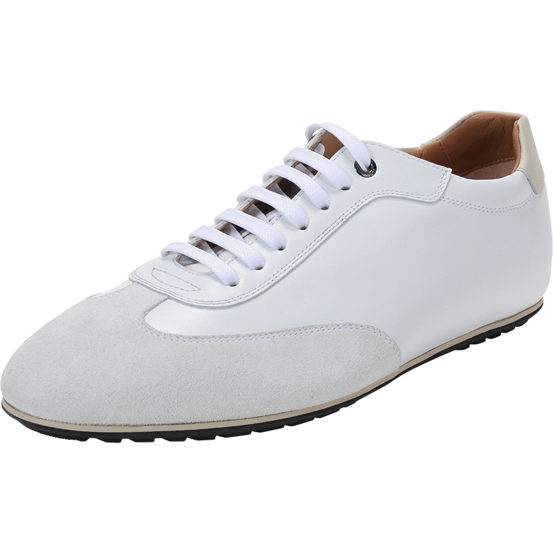 HUGO BOSS 雨果博斯 男士 皮革系带休闲运动鞋50452242