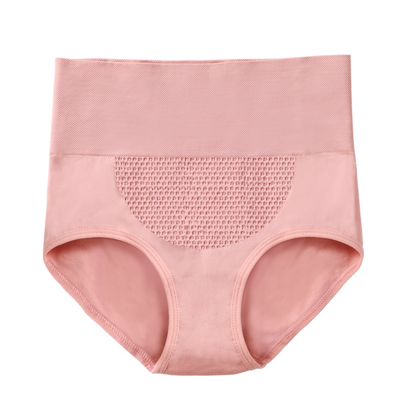 南极人NanJiren蜂巢暖宫内裤女高腰[三条装]收腹提臀束腰塑形女士短裤头T1201