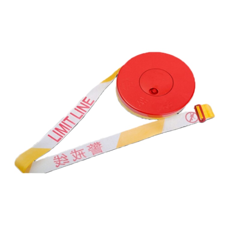企购优品PE隔离带安全带“注意安全”警示带100米/盘 带宽5CM 红白