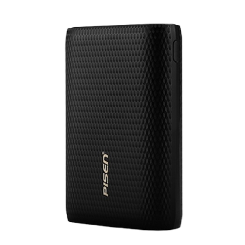 品胜(PISEN) 移动电源 电宝 (10000mAh) (魔幻黑) 纸质彩盒装-TS-D247