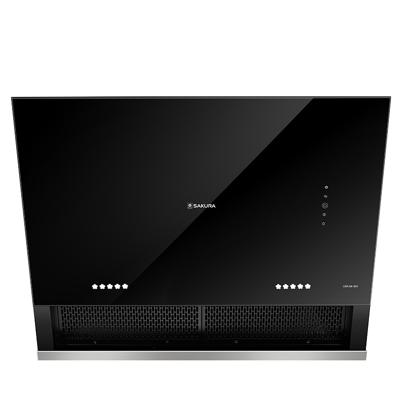 樱花(SAKURA)抽油烟机侧吸式下吸式 液晶升降大滑屏 一键爆炒 20立方大吸力 吸油烟机CXW-268-7B03
