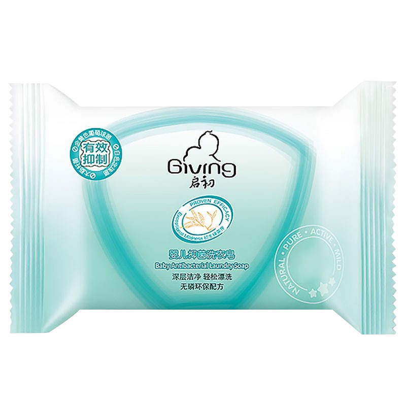 360570 启初 婴儿抑菌洗衣皂155克