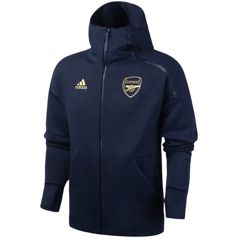 【自营】阿迪达斯男服夹克ZNE阿森纳外套足球休闲运动服EH5612