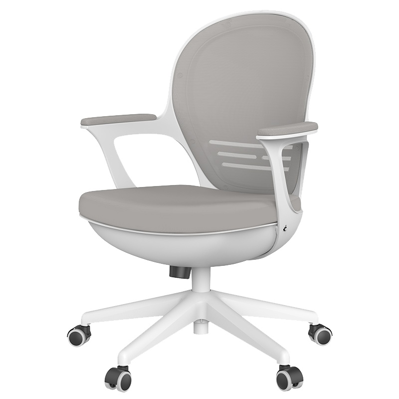 [晋美升]黑白调电脑椅家用书房椅子书桌椅学生座椅学习椅蛋壳椅转椅办公椅