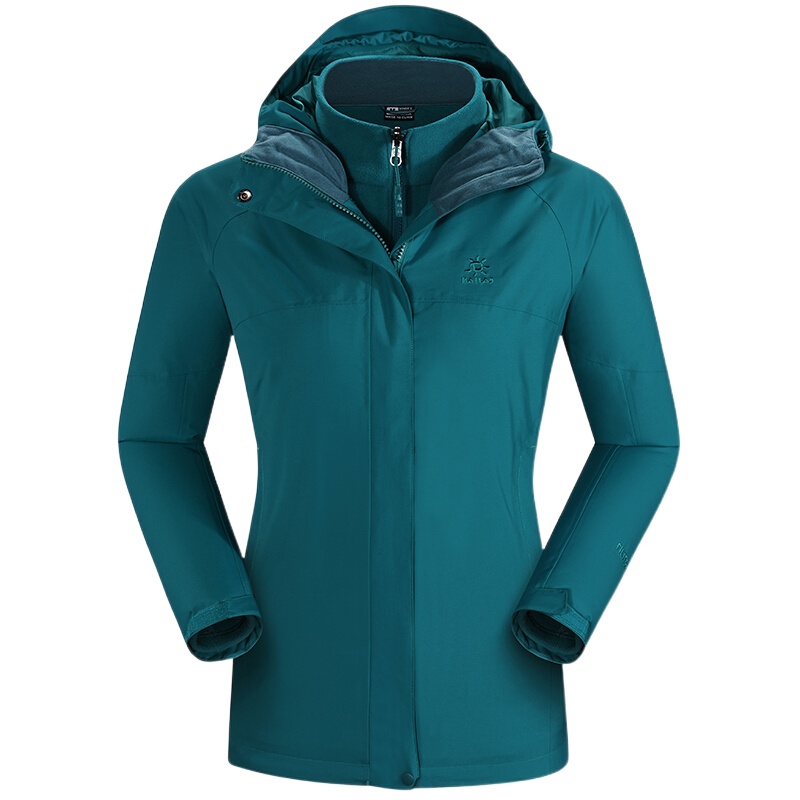 KAILAS/凯乐石 KG120276 女款连帽三合一冲锋衣