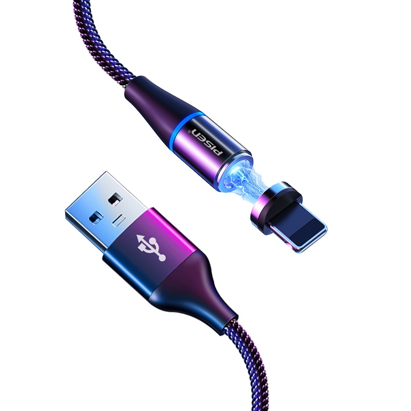 品胜苹果磁吸数据线 强磁力快充充电线免插拔 适用iPhone11Pro/xr/xs/8/7/6splus手机ipad 红