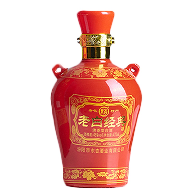 東杏老白经典20 东杏45度白酒 475ml 6瓶 整箱 纯粮酿造 清香型白酒
