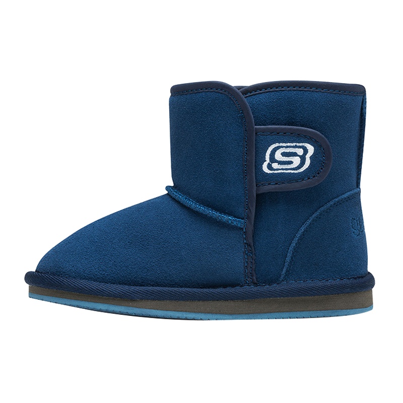 Skechers斯凯奇冬季舒适男女儿童靴小童保暖防滑雪地靴664005N