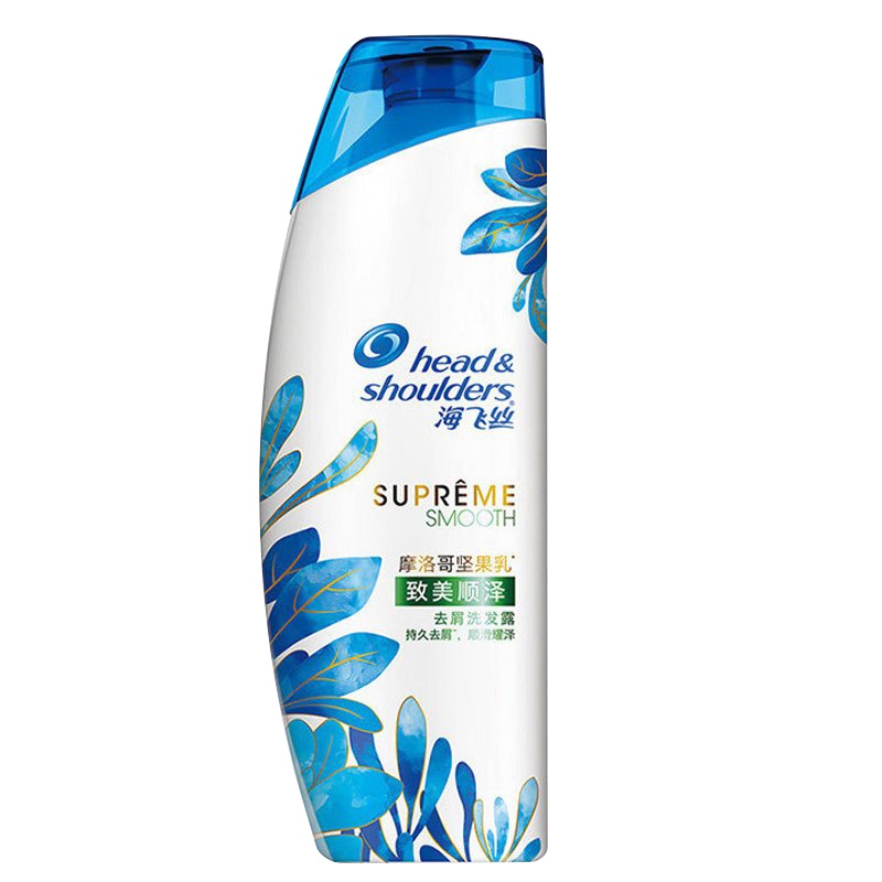 海飞丝洗发水致美顺泽400ml 护发精油持久去屑顺滑耀泽 新旧包装随机发货