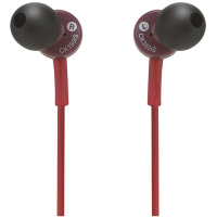 铁三角(audio-technica)ATH-CK350iS 立体声运动入耳式有线耳机 红色