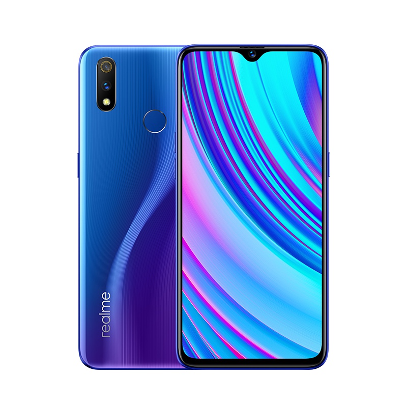 realme X青春版 骁龙710 4045mAh大电池 VOOC 闪充 3.0 4GB+64GB氮气蓝 全网通双卡双待 正品智能手机