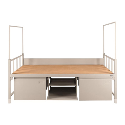 正斌制式营具单人床边防消防官兵士兵军区宿舍单人床含柜钢制加厚单层床