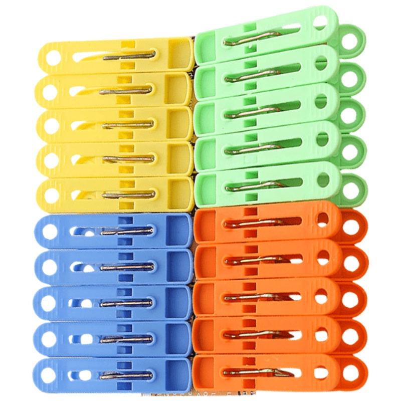 家柏饰(CORATED)多功能晾衣夹塑料防风晾晒夹 强力衣服夹晒袜子内衣小夹子