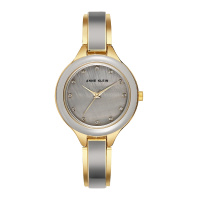 安妮克莱因（ANNE KLEIN）摩登复古系列时尚复古石英女士手表AK/2934GYGB