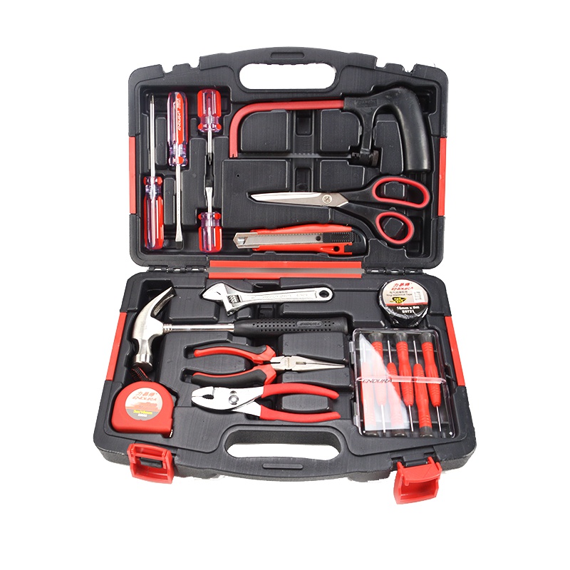 力易得(Endura) 14件家用工具套装 物业维修家居维修套装 E1112