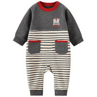 童泰(Tongtai)2019年春秋款婴儿衣服肩开连体衣3-18月男女宝宝哈衣婴儿外出连身衣儿童服装儿童内衣