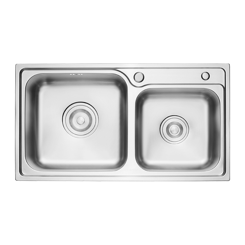 箭牌(ARROW)家用厨房水槽双槽洗菜盆大容量不锈钢加厚洗手盆[不含厨用龙头](不含安装)