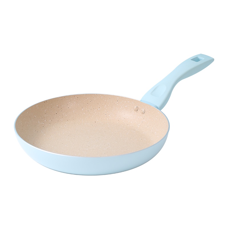 乐扣乐扣(LOCK&LOCK)平底不粘锅锅燃气灶煤气炉适用牛排专用煎蛋煎饼锅煎锅 CAF2415SBLU 24cm