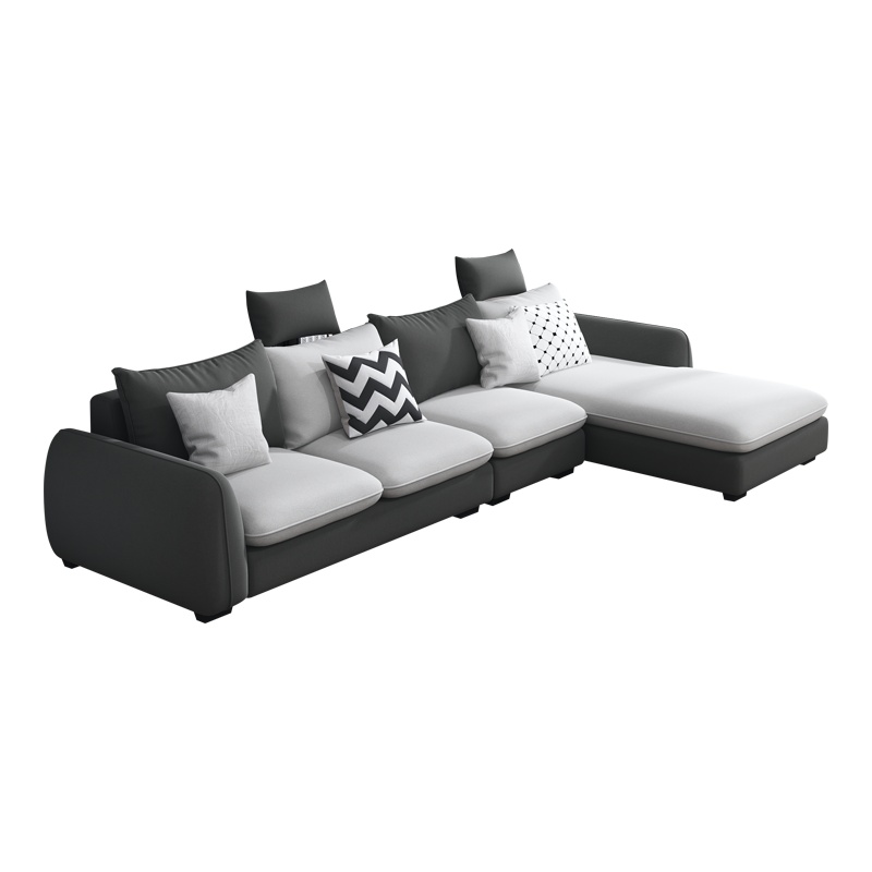 A家家具现代布艺沙发个性沙发组合大小户型简约客厅沙发组合DB1577