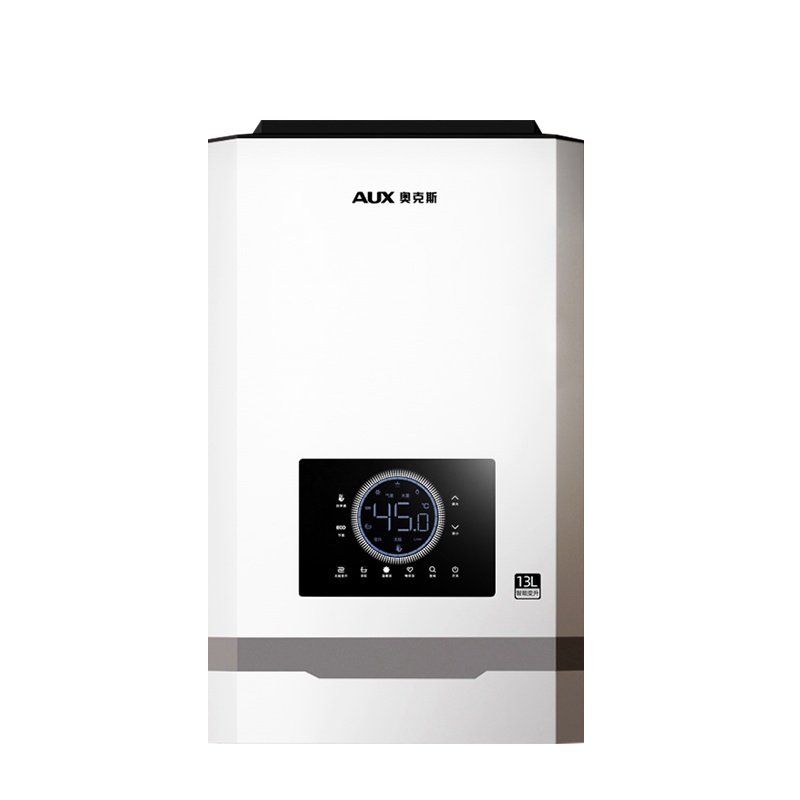 奥克斯(AUX)燃气热水器JSQ25-DA19即热式家用出租13升天然气智能变频恒温强排式速热低压启动