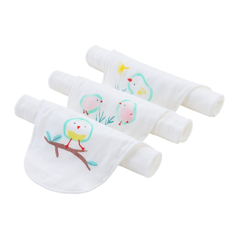 米乐鱼汗巾儿童纯棉吸汗巾婴儿幼儿园宝宝垫背巾全棉隔汗巾薄款夏