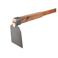 [规格:1.2米宽锄头/窄锄头]木柄锄头 农用户外翻地除草耙子 种菜种花挖笋园艺工具 农用翻土多功能