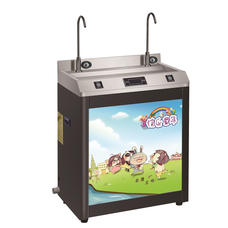 乐创(lecon)商用开水器 学校公司工厂大型不锈钢饮水机 弯头双温水 LC-J-ZY01