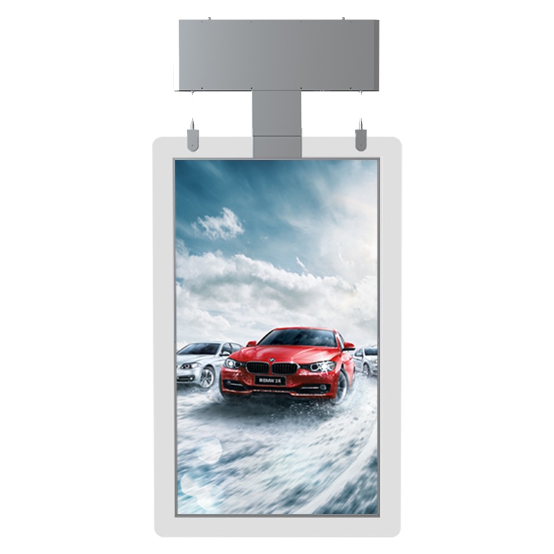 酷彩(CoolColor) CXC-55TN 55英寸智能双面屏广告机吊挂数字标牌液晶显示器银行商场海报广告电视宣传屏 Windows i5 (玻璃款)