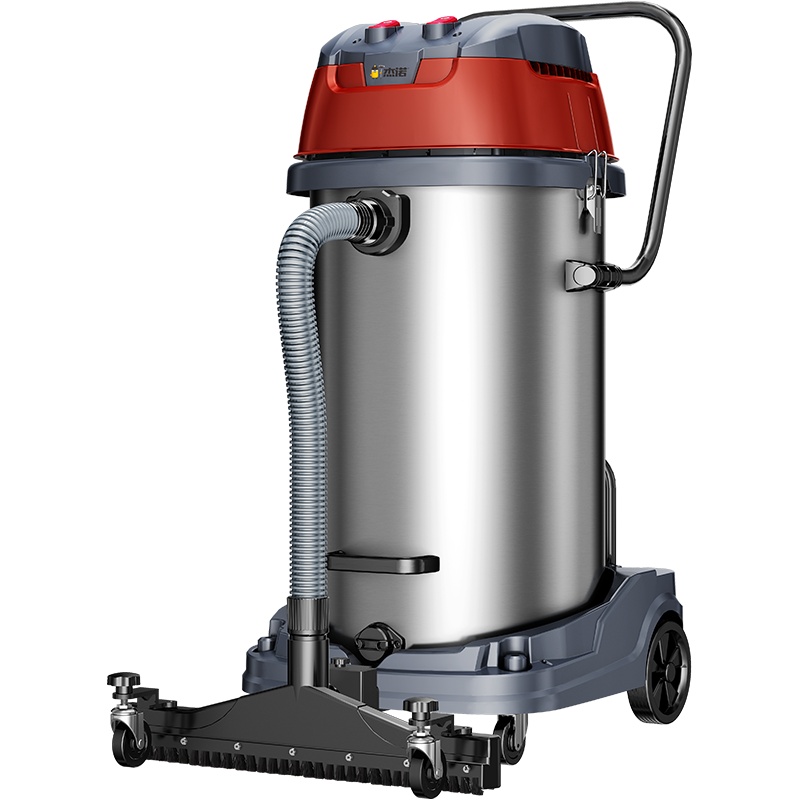 杰诺吸尘器601s-100L 大功率4800W干湿两用大吸力大型商用工业桶式吸尘器酒店宾馆洗车场工厂车间 绿色
