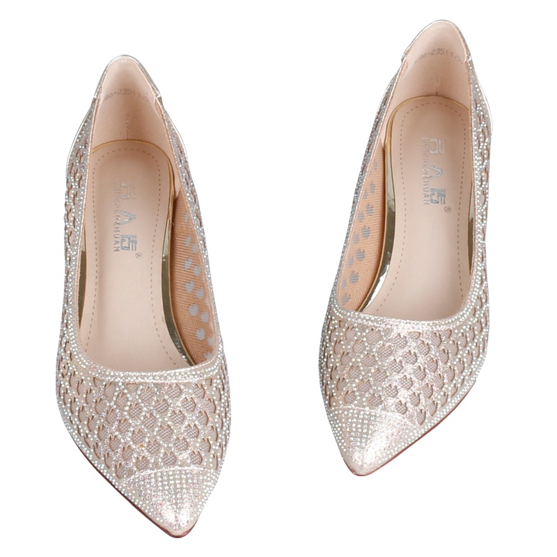 名人传 2020新款女鞋百搭高跟鞋包脚套脚细跟带钻包头