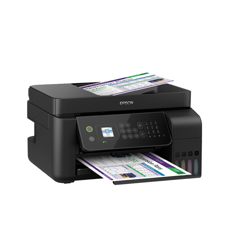 爱普生(EPSON) 墨仓式 L5198 彩色喷墨传真一体机(打印 复印 扫描 传真 WIFI)