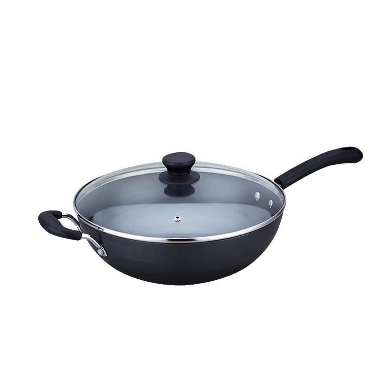 云南爱仕达成大厨锈不了铁锅CF32A1J家用32cm电磁炉燃气灶通用