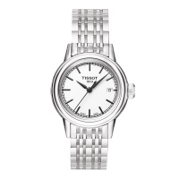天梭(TISSOT) 瑞士手表 卡森系列石英女士手表 T085.210.11.011.00 银色