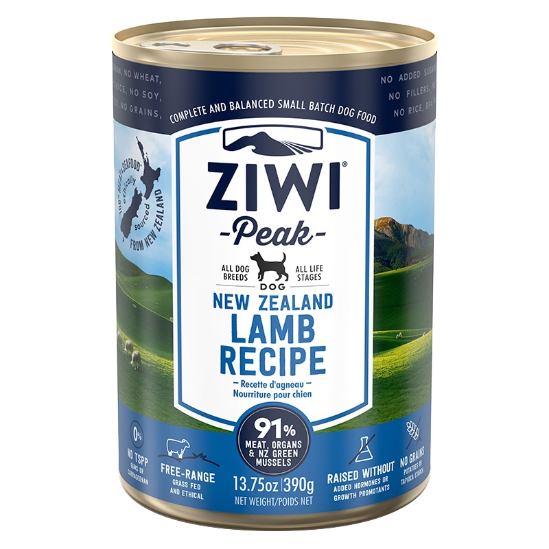 巅峰ZiwiPeak 羊肉配方狗罐头 改善消化 390g