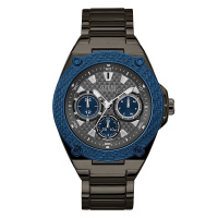 盖尔斯(GUESS)时尚简约潮流三眼石英男士手表W1305G3