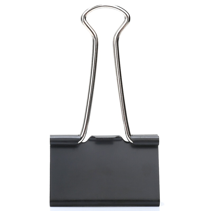 24 只 41 mm 黑 色 长 尾 夹 票 夹 大 号8562