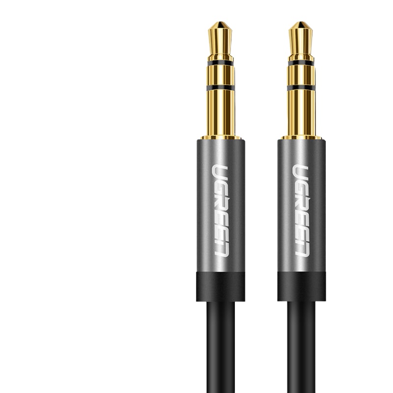 绿联弯头aux音频线车载车用电脑手机音箱3.5公对公连接线3.5mm